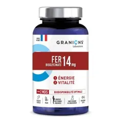 Fier bisglicinat 14mg, 60 capsule vegetale, Granions