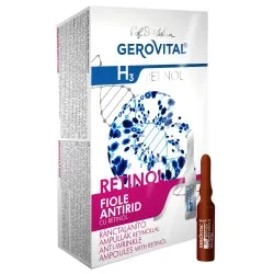 Fiole antirid cu retinol Gerovital H3 Retinol, 10 fiole x 2ml, Farmec