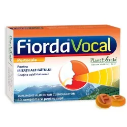 Fiorda Vocal Portocale, 30 comprimate supt , Plantextrakt