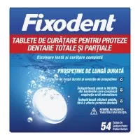 Tablete de curatare pentru proteze dentare, 28 tablete, Fixodent