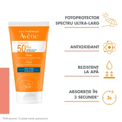 Fluid cu SPF50+ Triasorb, 50 ml, Avene