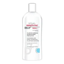 Fluid de curatare si demachiere fata si ochi H3 Derma+, 200 ml, Gerovital