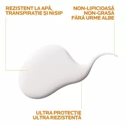 Fluid invizibil cu protectie solara SPF 50+, pentru fata, textura ultra-fluida pentru ten sensibil, 50 ml, Anthelios, La Roche Posay