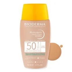 Fluid Nude Touch Mineral Auriu cu SPF50+ Photoderm, 40 ml, Bioderma