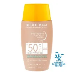 Fluid Nude Touch Mineral Auriu cu SPF50+ Photoderm, 40 ml, Bioderma
