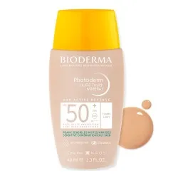 Fluid Nude Touch Mineral deschis cu SPF50+ Photoderm, 40 ml, Bioderma