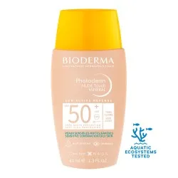 Fluid Nude Touch Mineral pentru ten foarte deschis cu SPF50+ Photoderm, 40ml, Bioderma