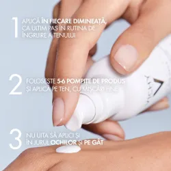 Fluid pentru protectie solara cu actiune impotriva foto-imbatranirii tenului SPF50+ Capital Soleil, 40 ml, Vichy