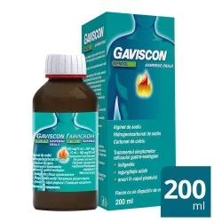 Gaviscon Mentol suspensie orala, 200 ml, Reckitt Benckiser Healthcare