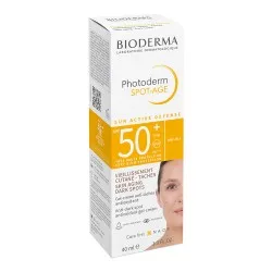 Gel-crema cu efect antioxidant impotriva petelor brune Photoderm Spot-Age, SPF 50+, 40 ml, Bioderma