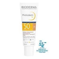 Gel-crema cu SPF50+ auriu Photoderm M, 40ml, Bioderma