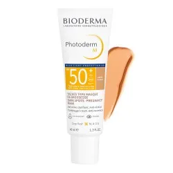 Gel-crema cu SPF50+ auriu Photoderm M, 40ml, Bioderma