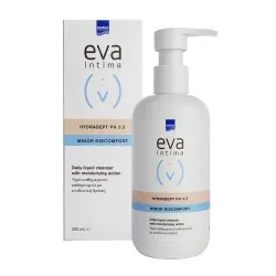 Gel de curatare zilnica cu actiune hidratanta Eva Intima Hydrasept pH 3.5, 250 ml, Intermed