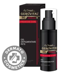 Gel depigmentare pete H3 Derma+ Premium Care, 30 ml, Gerovital
