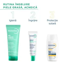 Gel Exfoliant Sebium, 75ml, Bioderma