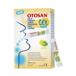 Gel pentru gat forte, 14 plicuri x 10 ml, Otosan