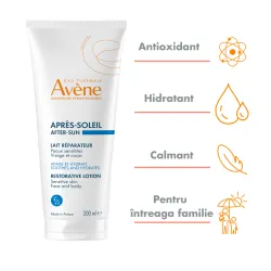 Gel reparator dupa expunerea la soare, 200 ml, Avene