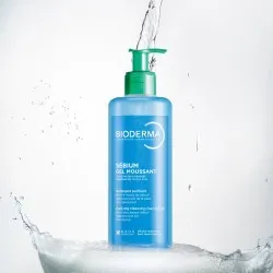 Gel Spumant de curatare purifiant pentru piele mixta si grasa Sebium, 400ml, Bioderma