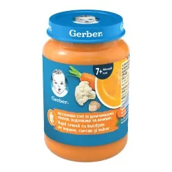 Supa Crema Curcan si Marar Natural, 190g, Gerber