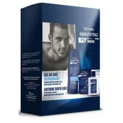 Gerovital H3 Men Gel de Dus x 400 ml + Lotiune dupa Ras x 100 ml