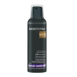 Deodorant Antiperspirant Total Control, 150ml, Gerovital Men