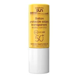 Baton Protectie Solara Transparent SPF50+, 12ml, Gerovital