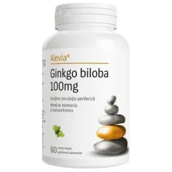 Ginkgo Biloba 100 mg, 60 comprimate, Alevia