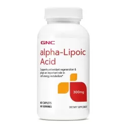 Alpha-lipoic Acid 300 Mg, 60 tablete, GNC