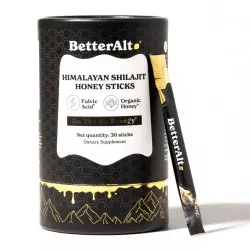 Pliculete de Shilajit din Himalaya si Miere cu 75% Acid Fulvic, 30 pliculete, GNC