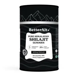 BetterAlt Pure Himalayan Shilajit Gummies, 60 jeleuri, GNC