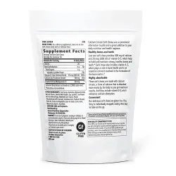 Calciu Citrat Caramele cu Aroma Naturala de Fructe de Padure si Frisca, 30 Caramele, GNC