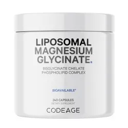 Magneziu Bisglicinat Lipozomal cu BioPerine® - Formula Avansata pentru Absorbtie Superioara, 240 capsule, GNC