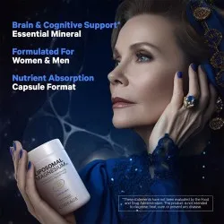 Magneziu L-Treonat Liposomal cu Fosfolipide - Formula Avansata pentru Absorbtie Superioara, 90 capsule, GNC