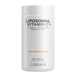 Vitamina C Liposomala - Formula Avansata pentru Absorbtie Superioara CodeAge, 180 capsule, GNC