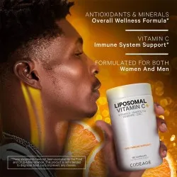 Vitamina C Liposomala - Formula Avansata pentru Absorbtie Superioara CodeAge, 180 capsule, GNC