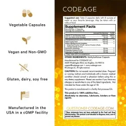 Vitamina C Liposomala - Formula Avansata pentru Absorbtie Superioara CodeAge, 180 capsule, GNC