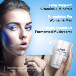 Formula Complexa pentru Imbunatatirea Respiratiei CodeAge, 90 capsule, GNC