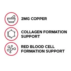 Copper 2 mg, Cupru, 100 tb, GNC