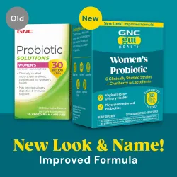 Probiotic pentru Flora Vaginala, LAB4®, 30 Miliarde UFC, cu Merisor si Lactoferrin, 30 capsule, GNC Gut Health