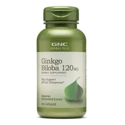 GNC Herbal Plus Ginkgo Biloba 120mg , 100 capsule