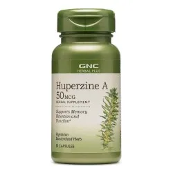 GNC Herbal Plus Huperizine A 50mg, Huperzina A , 50 capsule