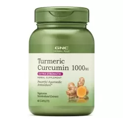 Herbal Plus Turmeric Curcumin 1000 mg, 60 tablete, GNC
