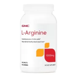 L-arginine 1000 mg, 90 comprimate, GNC