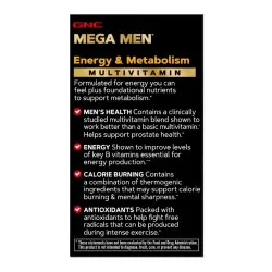 GNC Mega Men Energy & Metabolism, 90 tablete