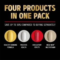Mega Men Healthy Testosterone Vitapak Program -pack x 30, GNC