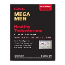 Mega Men Healthy Testosterone Vitapak Program -pack x 30, GNC