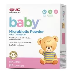 GNC Milestones Baby Pulbere cu Colostru fara Arome -plic x 20