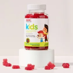 Multivitamine Copii 2-12ani cu Aroma de Fructe de Padure, 120 jelerui, GNC