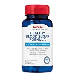 Preventive Nutrition Blood Sugar Formula cu Reducose, 60 tablete, GNC