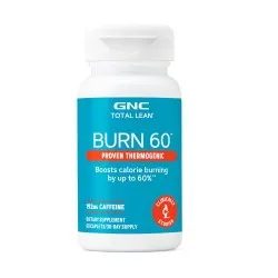 Total Lean Burn 60, Formula Termogenica Pentru Stimularea Metabolismului, 60 Tablete, Gnc